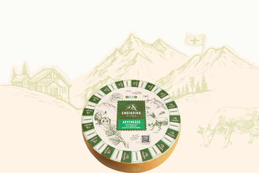 Bio Engiadina Pura Arvenkäse ganzer Laib