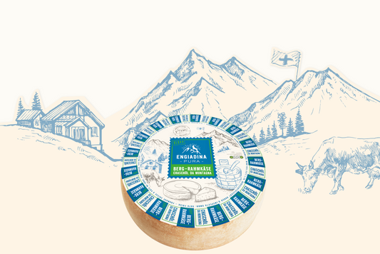 Bio Engiadina Pura Berg-Rahmkäse ganzer Laib
