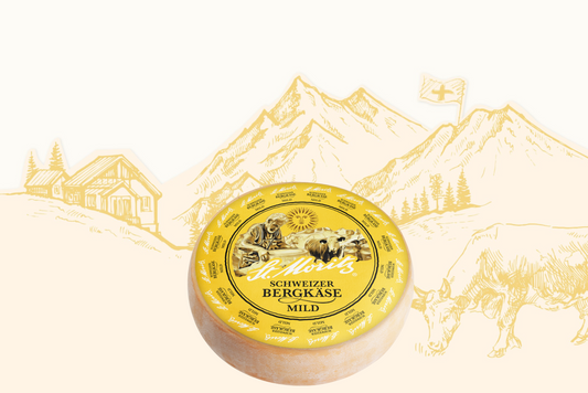 St. Moritz Bergkäse mild ganzer Laib