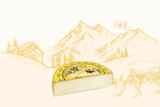 St. Moritz Bergkäse mild halber Laib